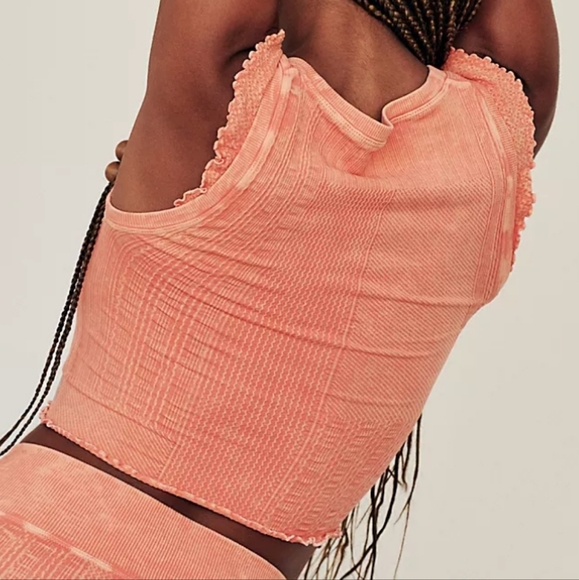 FP Movement by Free People Just Me Crop Top Orange XS - Picture 15 of 17